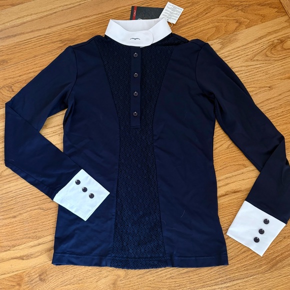 Animo Tops - Animo Equestrian Lace Inset Shirt
